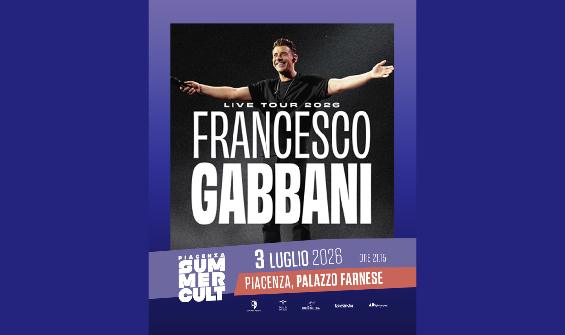 Piacenza Summer Cult: Francesco Gabbani