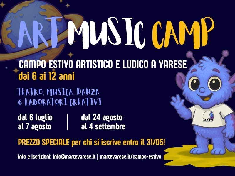 Art & Music Summer Camp - Sessione Agosto