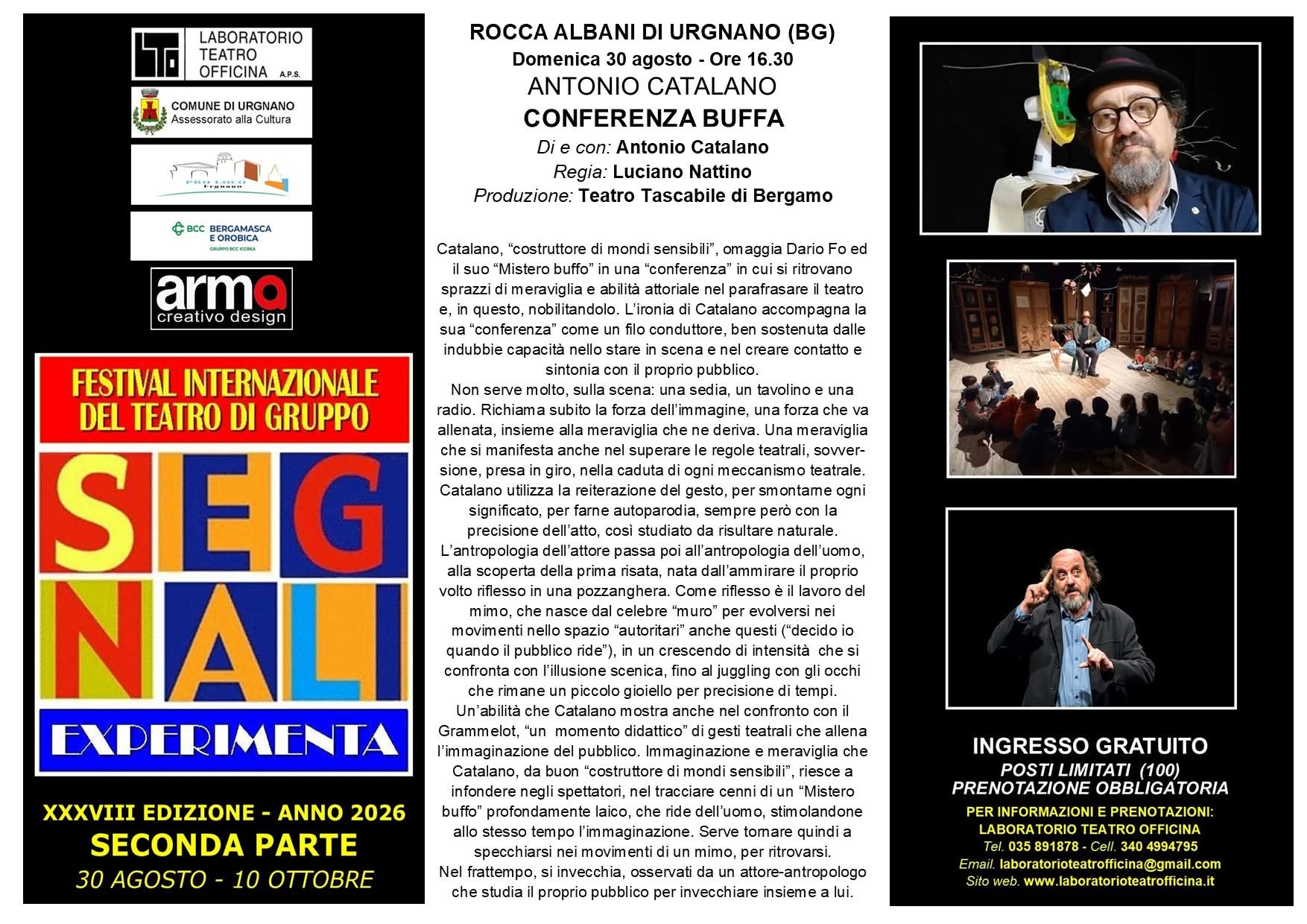Conferenza Buffa | Antonio Catalano