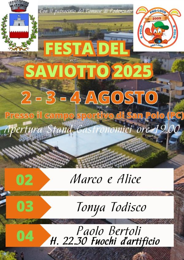 Festa del Saviotto: Seconda Giornata