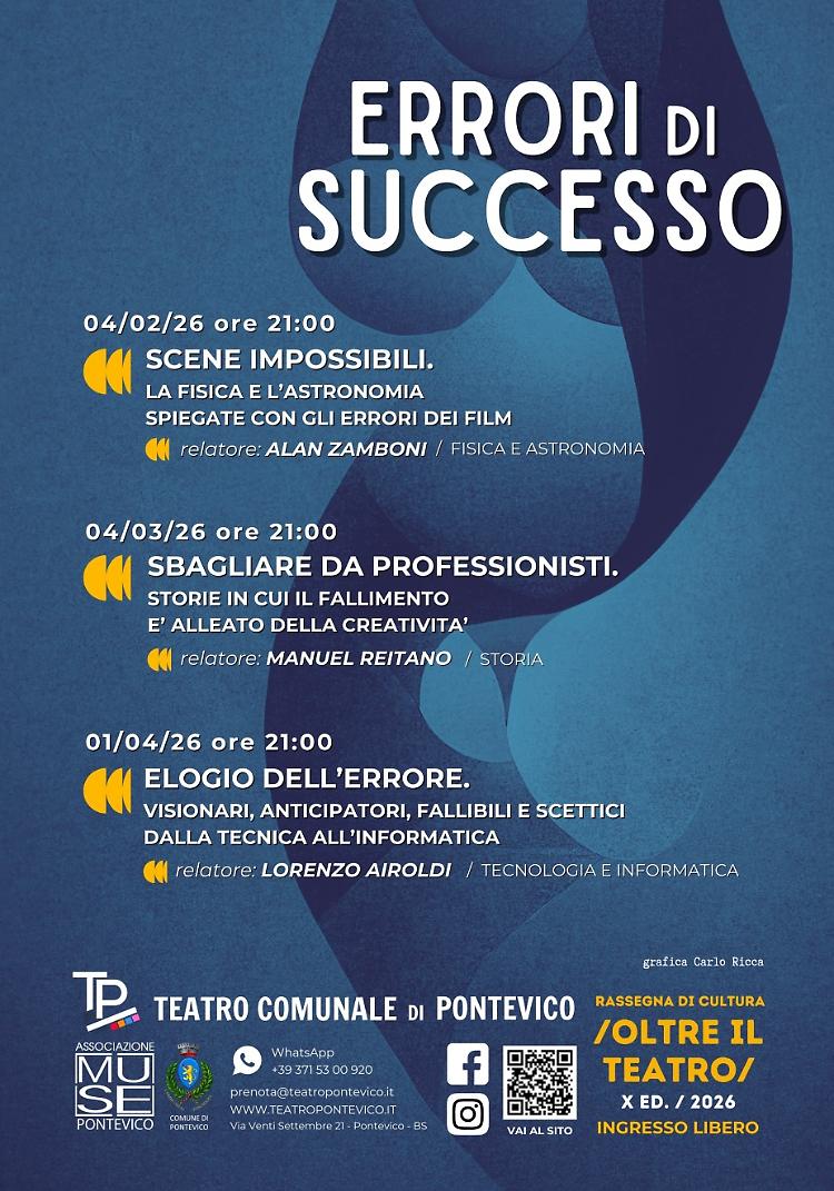 Elogio dell'errore. Rassegna “Errori di Successo”