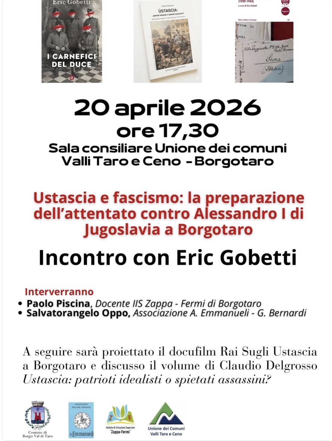 Incontro con l'autore Eric Gobetti