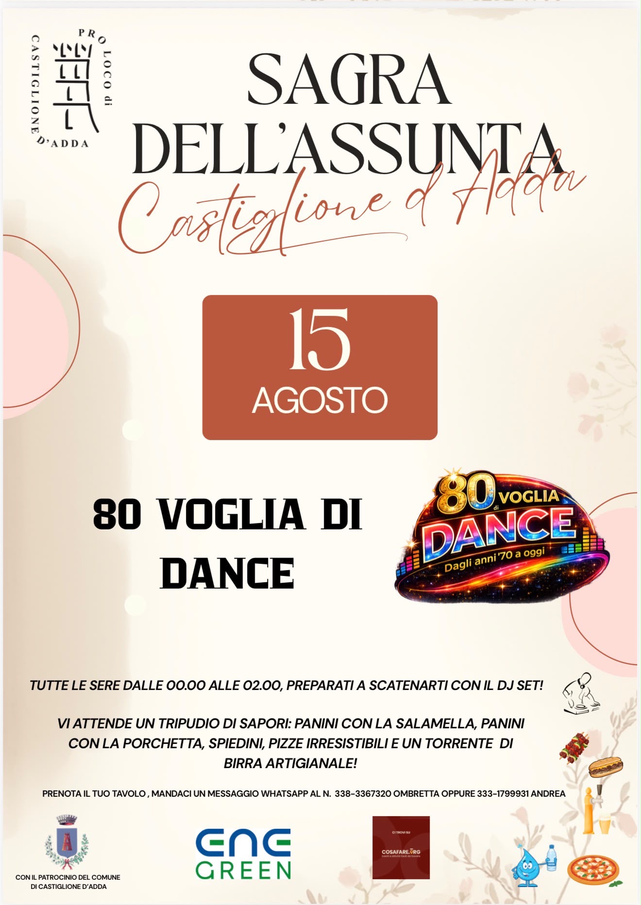 Sagra dell'Assunta: 80 Voglia di dance