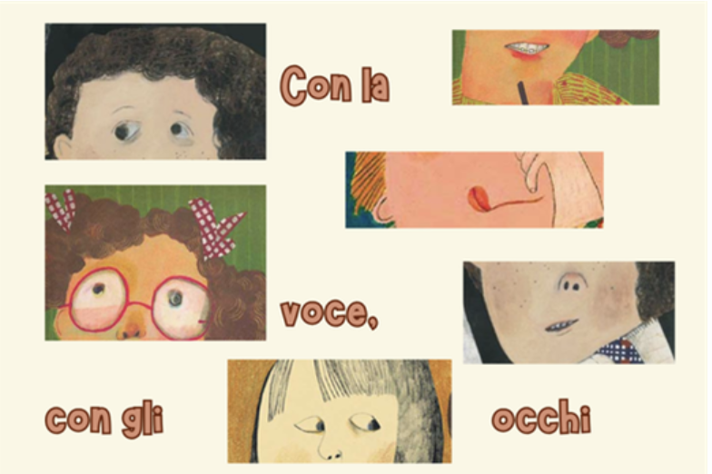 Con la voce, con gli occhi