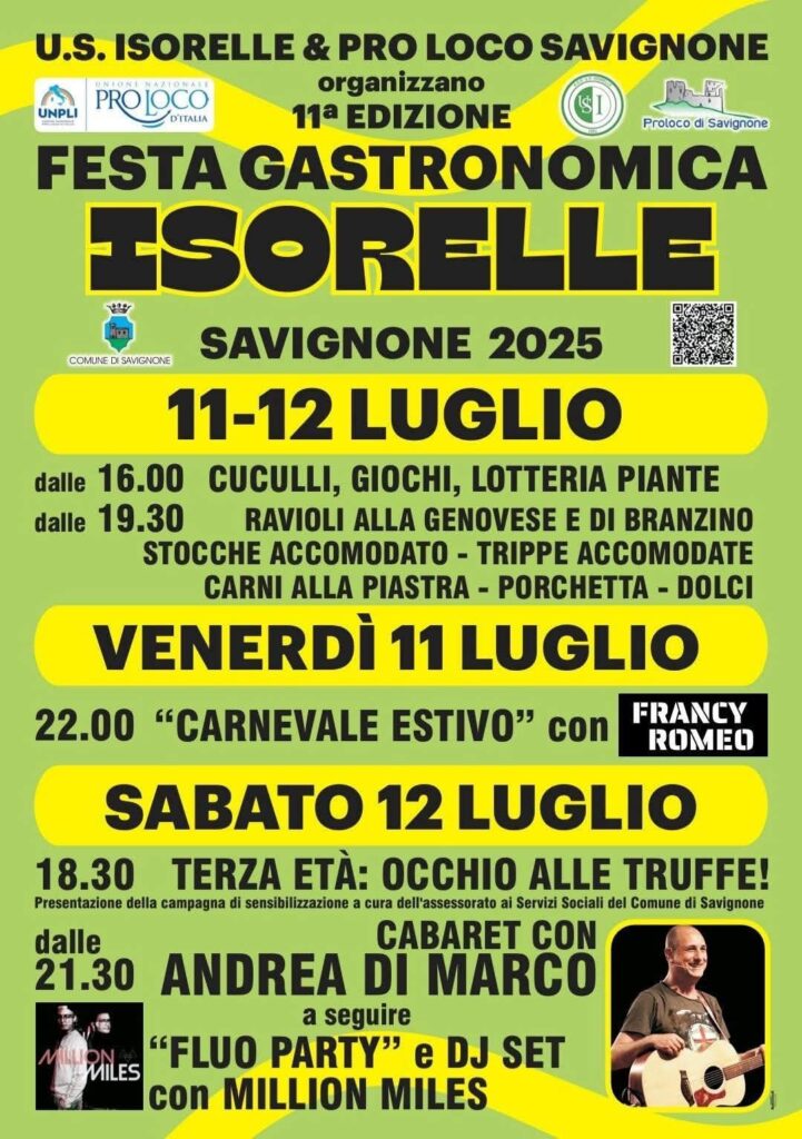 Festa Gastronomica Isorelle