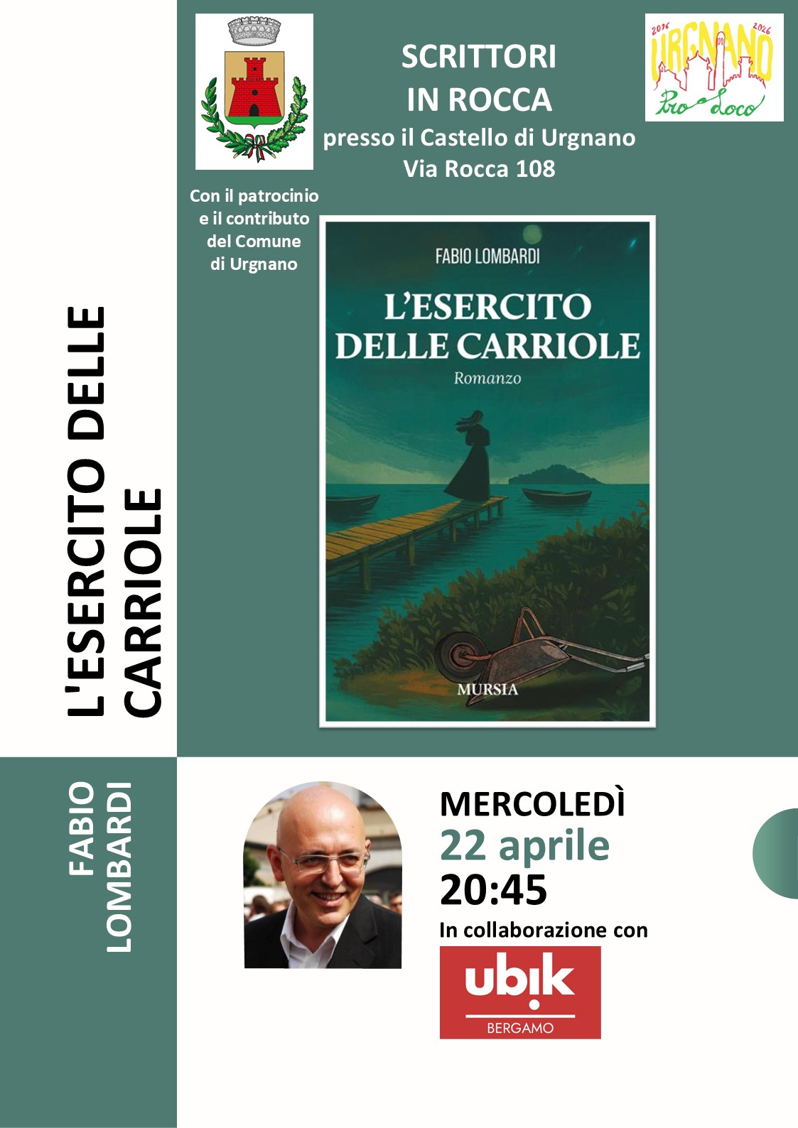Scrittori in Rocca: Fabio Lombardi - L' Esercito delle carriole