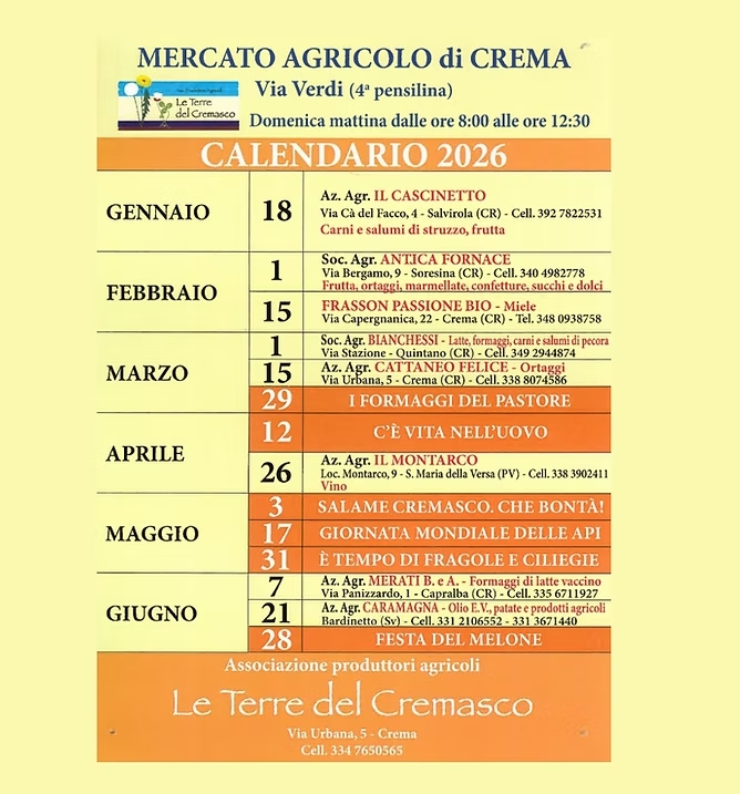 MERCATO AGRICOLO DI CREMA
