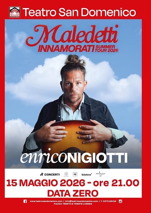 ENRICO NIGIOTTI Maledetti innamorati summer tour