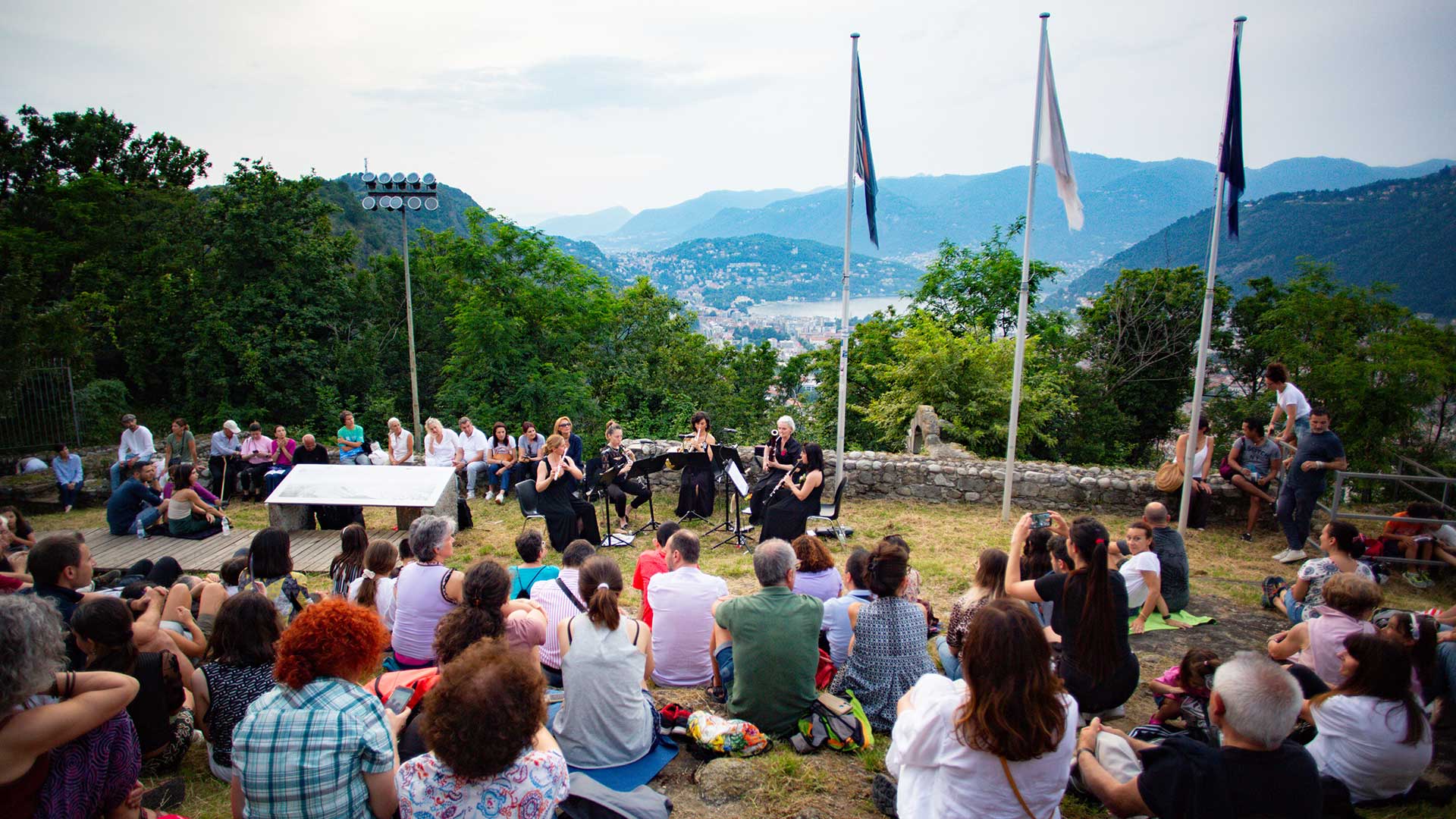 Concerto al tramonto alla Torre del Baradello