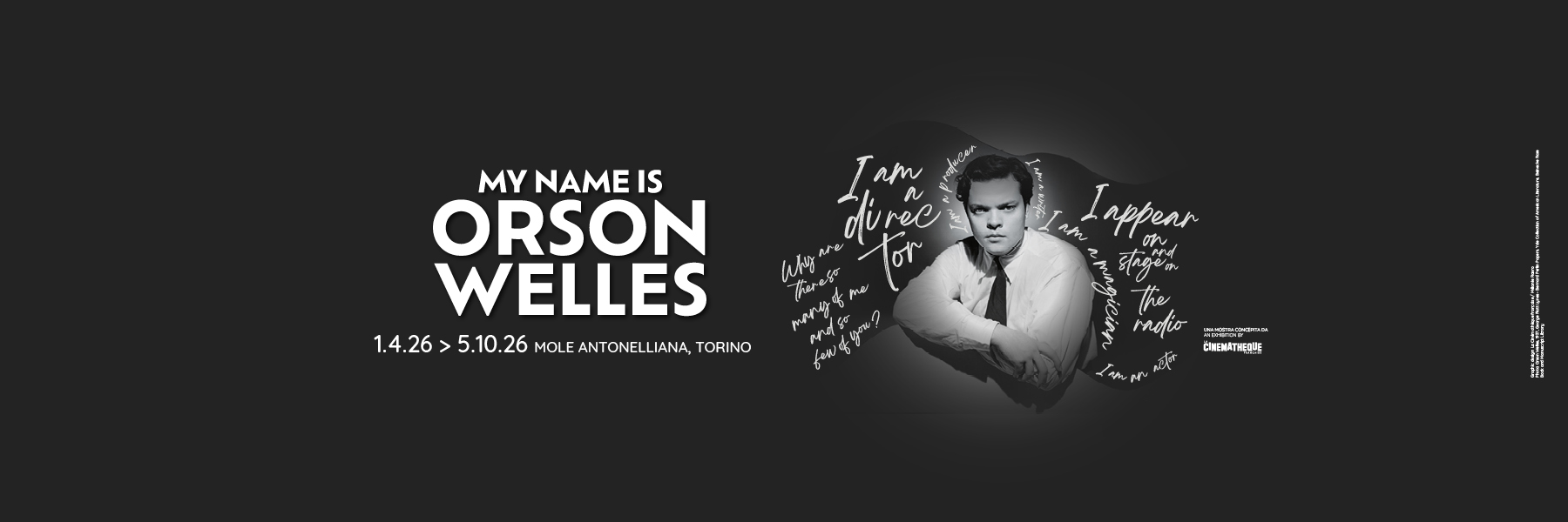 My Name is Orson Welles - Cent'anni di genio