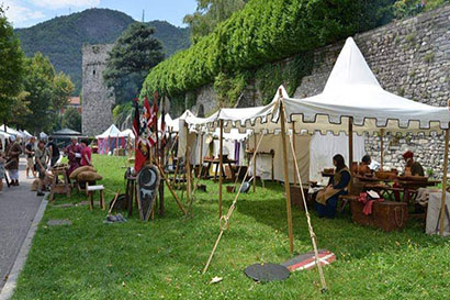 Accampamento Medievale in Viale Cattaneo