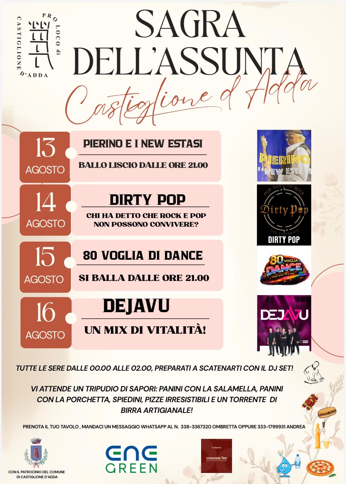 Sagra dell'Assunta: Pierino e i new estasi